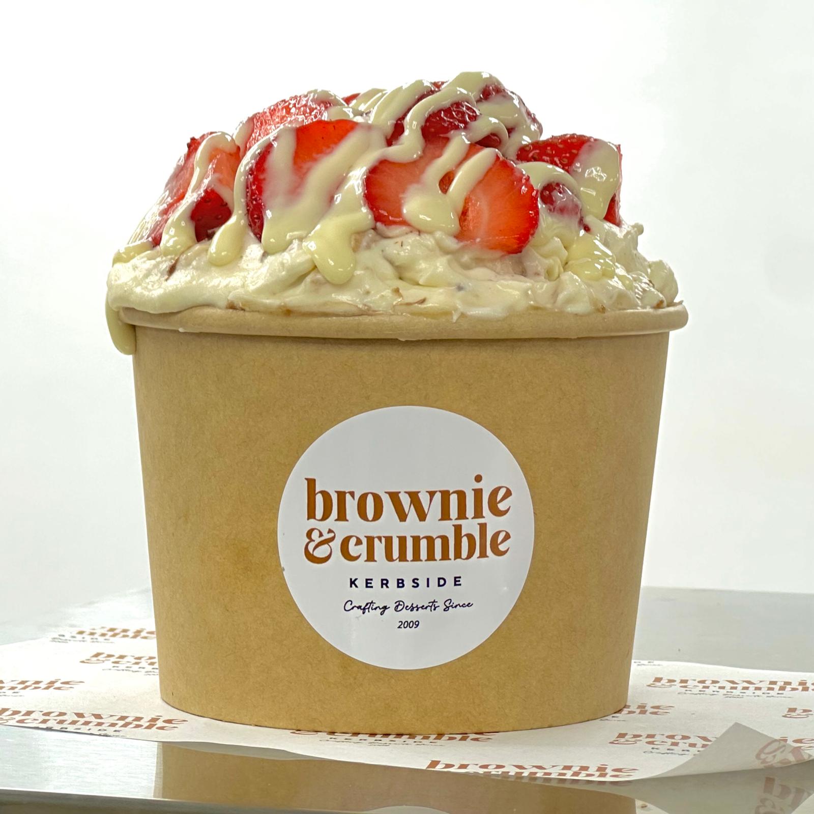 Banana Pudding with Strawberry & White Chocolate