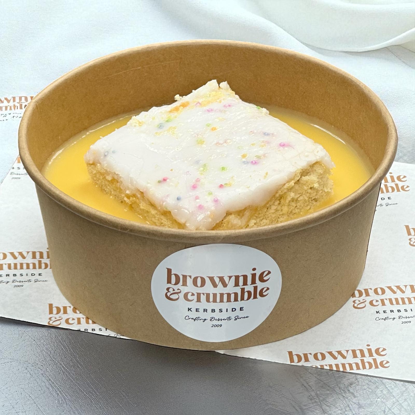 Sprinkle Cake & Custard