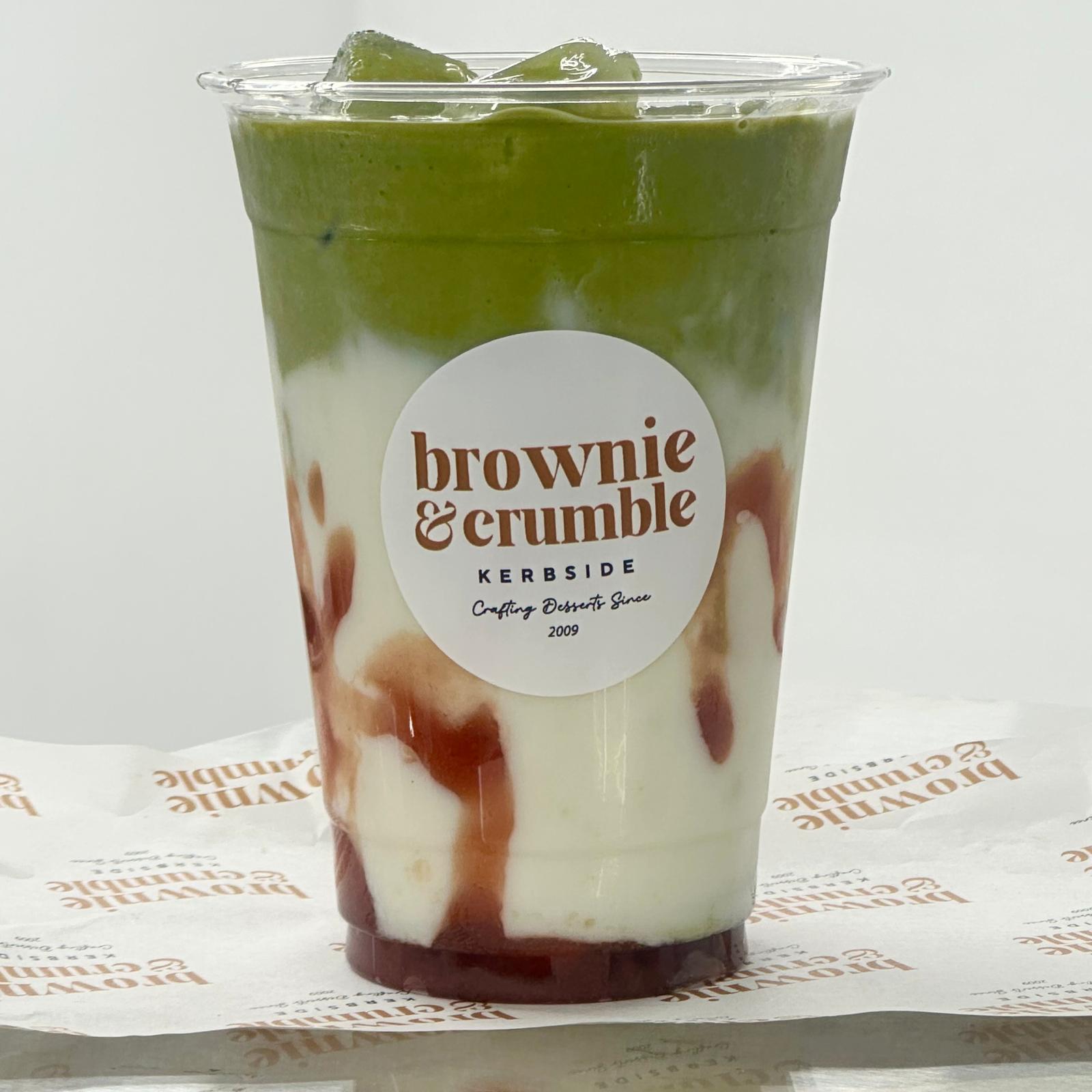 Strawberry & Vanilla Iced Matcha