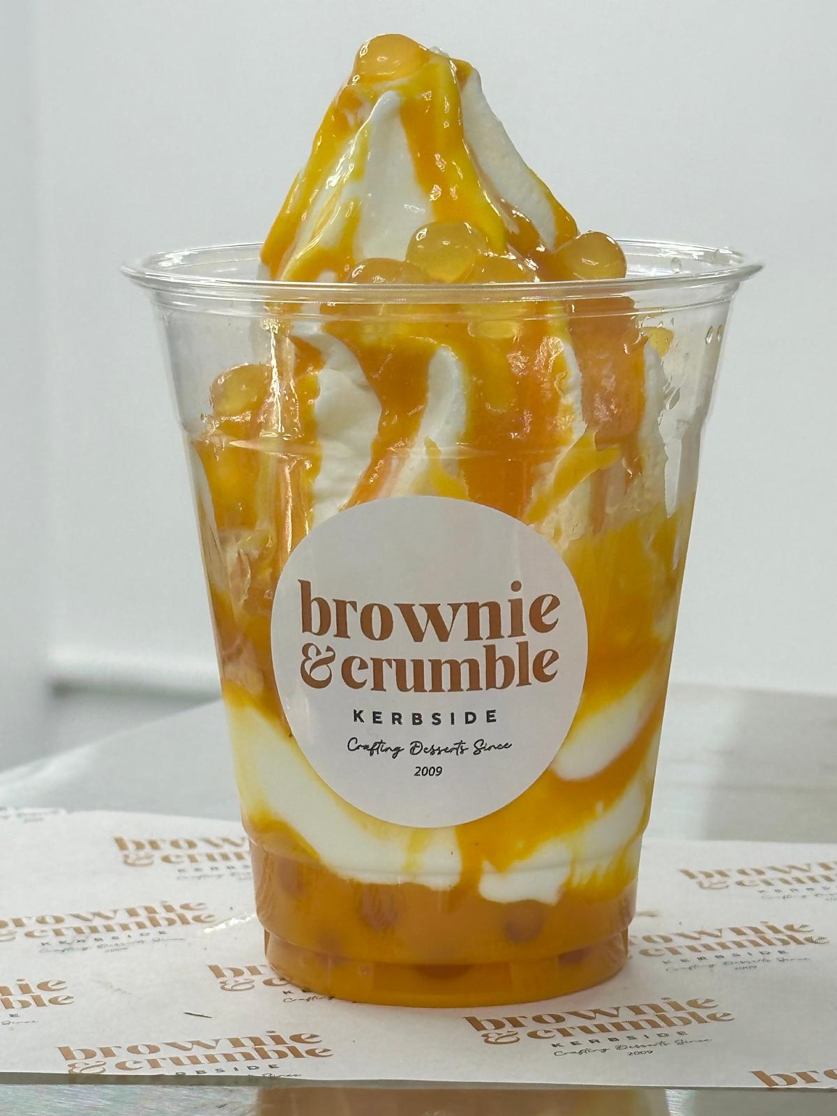 Mango Compote & Popping Balls Sundae